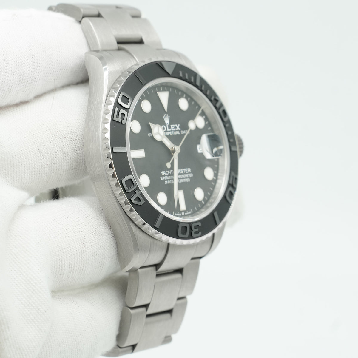 Rolex Yacht Master 226627 42mm Titanium Grey Dial Box & Papers