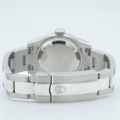 Rolex Datejust 26mm Steel Rhodium Dial Ladies 179160