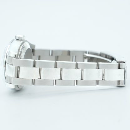 Rolex Datejust 26mm Steel Rhodium Dial Ladies 179160