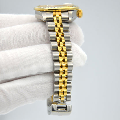 Rolex Lady-Datejust 69173 Factory Diamond Dial 18K Yellow gold Stainless Steel 26mm