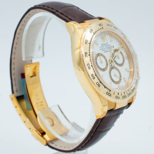 Rolex Cosmograph Daytona 40mm White Dial 116518