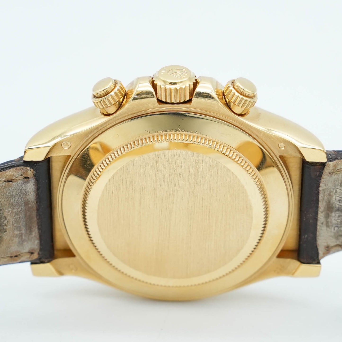 Rolex Daytona 116518 Watch 40mm Yellow Gold White Arrow Dial