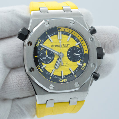 Audemars Piguet 26703ST.OO.A051CA.01 Royal Oak Offshore Diver 42mm Yellow Dial