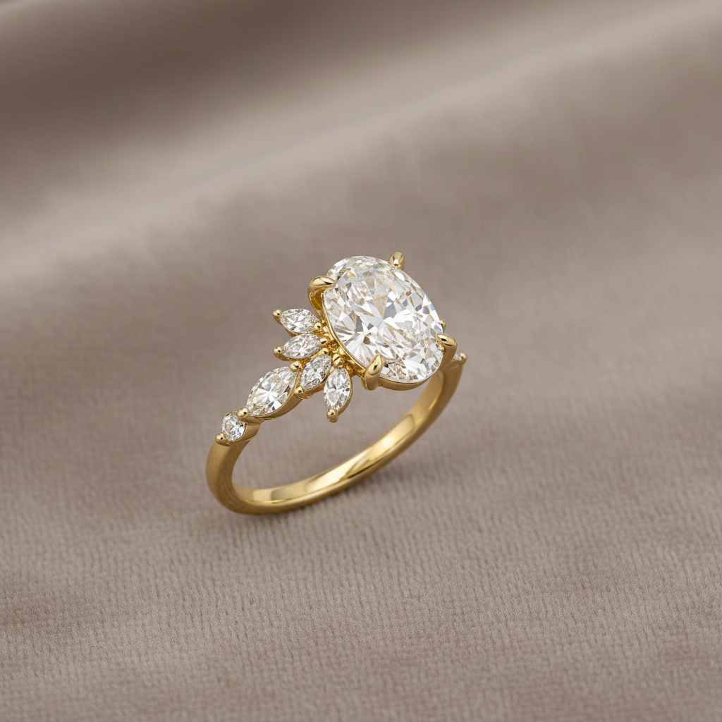 3.09 carat Lab Grown Diamond ENGR1117~ Nina