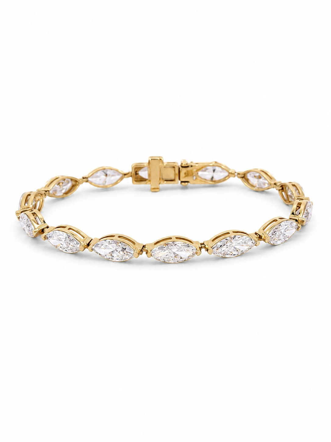 Lab Diamond Tennis Bracelet ~ BRAC10220 Marquise Cut