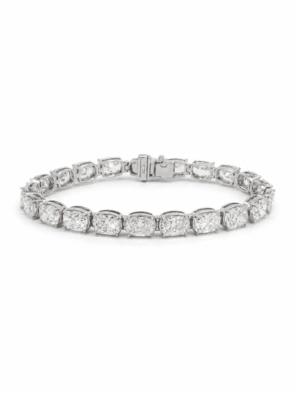 Lab Grown Diamond Tennis Bracelet ~ BRAC10226 Cushion Cut