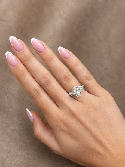 3.02 carats Lab Grown Diamond ENG10045~ Estelle