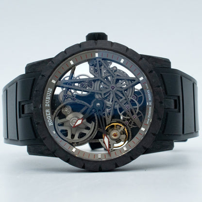 Roger Dubuis Carbon Excalibur 42mm DBEX0508 Skeleton Dial