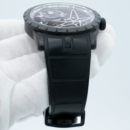 Roger Dubuis Carbon Excalibur 42mm DBEX0508 Skeleton Dial