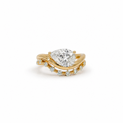 Lab Grown Diamond Ring RINGS1113~ 2.01 carats 18K Yellow Gold