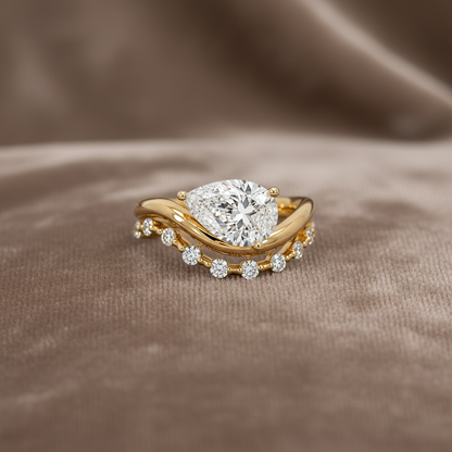 Lab Grown Diamond Ring RINGS1113~ 2.01 carats 18K Yellow Gold