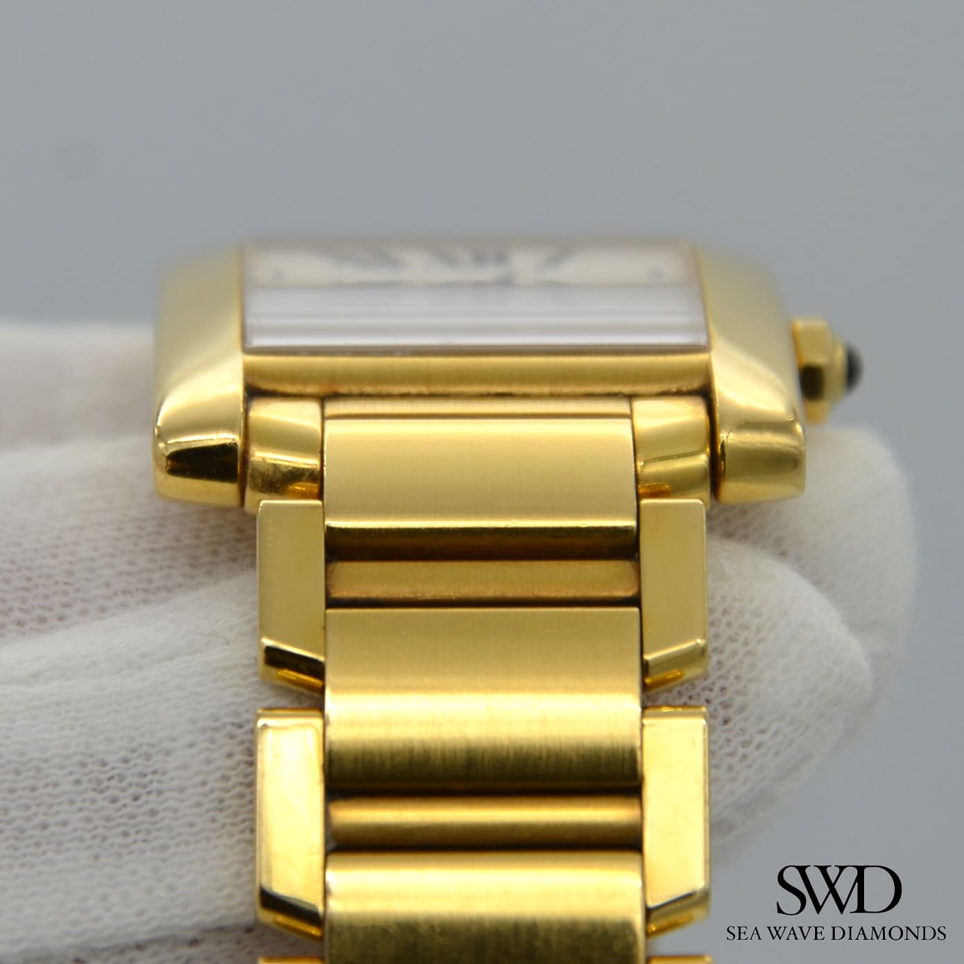 Cartier Tank Française Large 1840 18K Yellow Gold