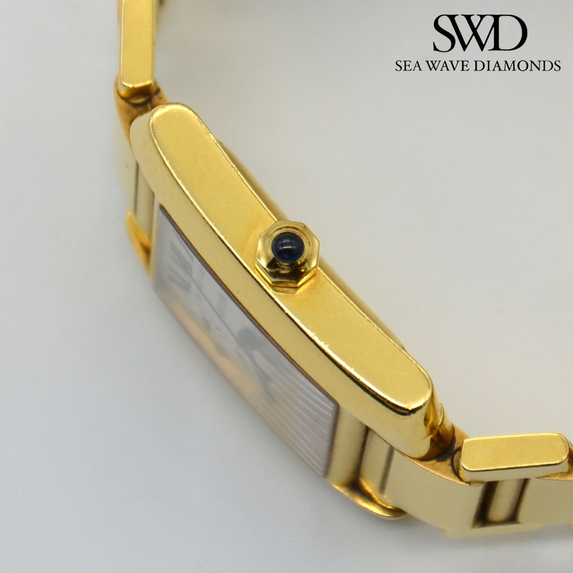 Cartier Tank Française Large 1840 18K Yellow Gold
