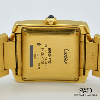 Cartier Tank Française Large 1840 18K Yellow Gold