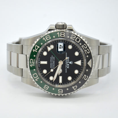 Rolex GMT-Master II Lefty 126720VT Automatic Black Dial Sprite Bezel