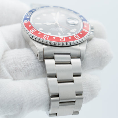 Rolex GMT-Master Pepsi Black Dial Steel 40mm 16700