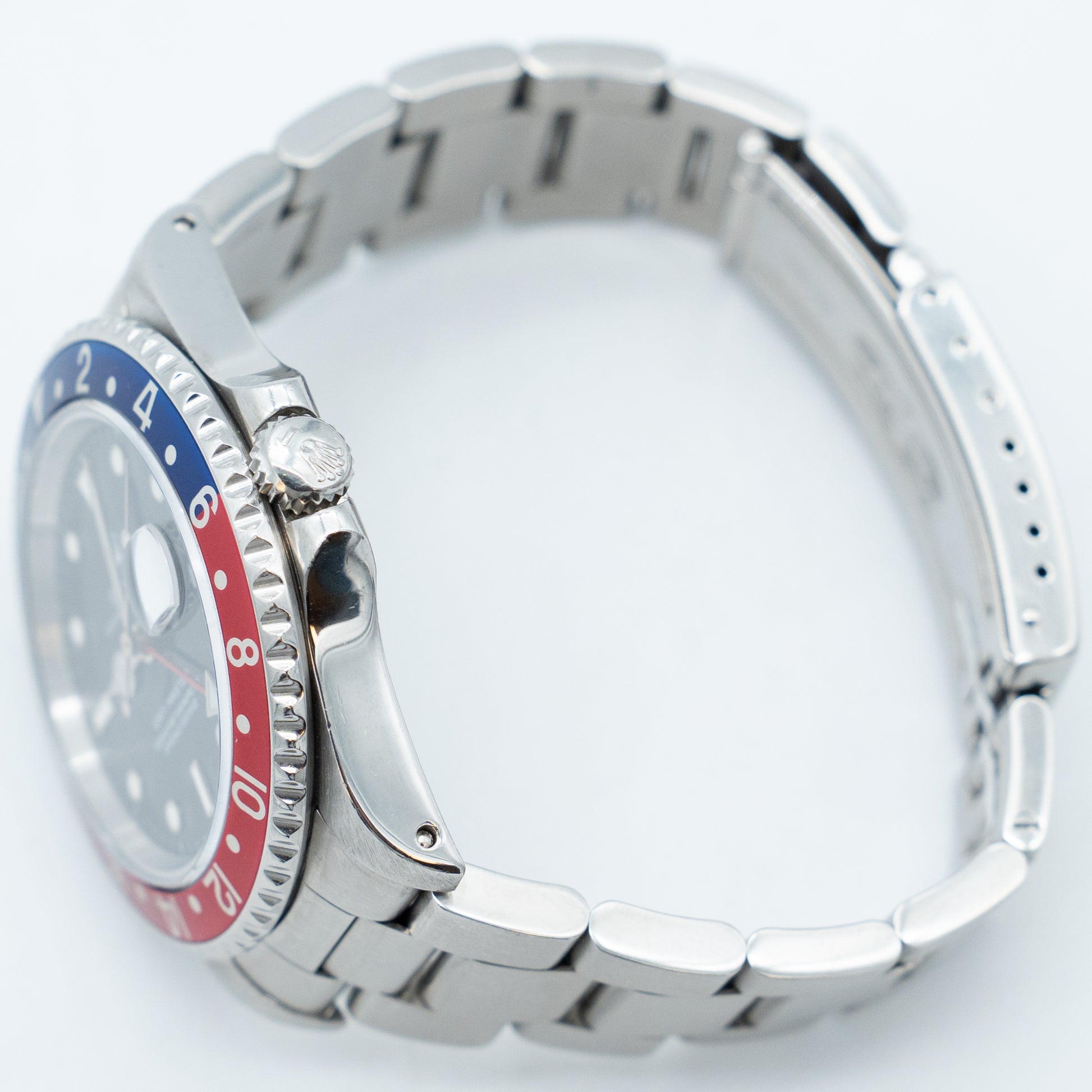 Rolex GMT-Master Pepsi Black Dial Steel 40mm 16700