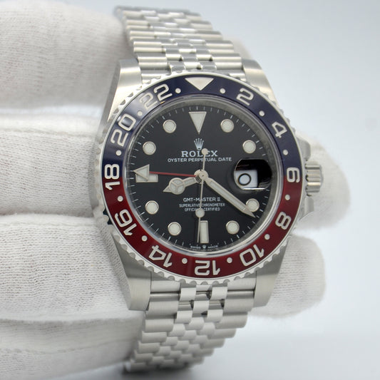 Rolex GMT-Master II 40mm PEPSI Red Blue Jubilee 126710BLRO