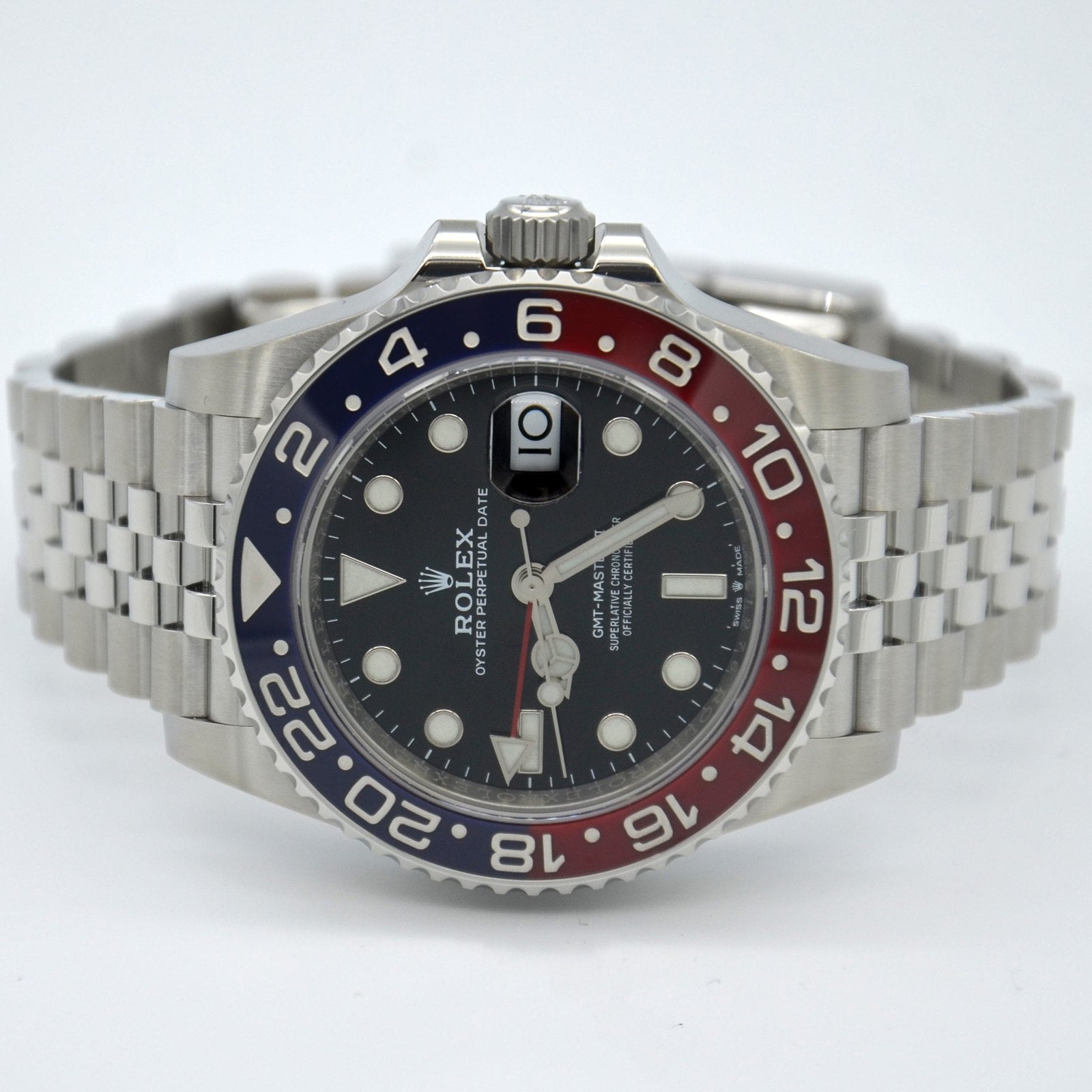 Rolex GMT-Master II 40mm PEPSI Red Blue Jubilee 126710BLRO