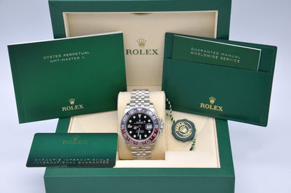 Rolex GMT-Master II 40mm PEPSI Red Blue Jubilee 126710BLRO