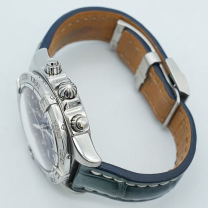 Breitling Galactic Chronograph II Blue Dial A13364