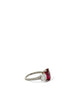 Platinum 3 stone Ruby Ring