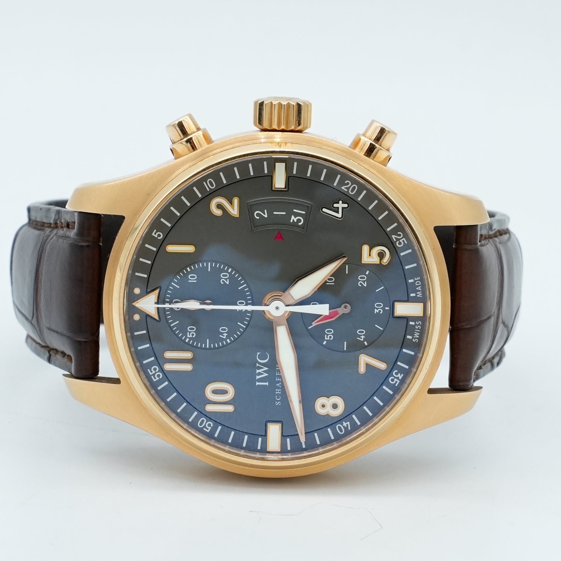 IWC Pilot Spitfire Chronograph 43mm Rose Gold IW387803
