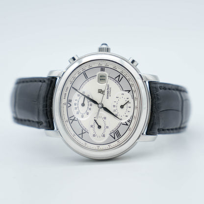 Audemars Piguet Millenary Chronograph 25822ST Silver Roman Dial