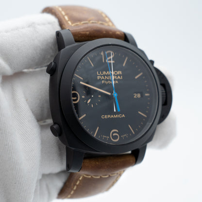 Panerai Luminor 1950 3 Days Chrono Flyback Ceramica PAM00580 44mm