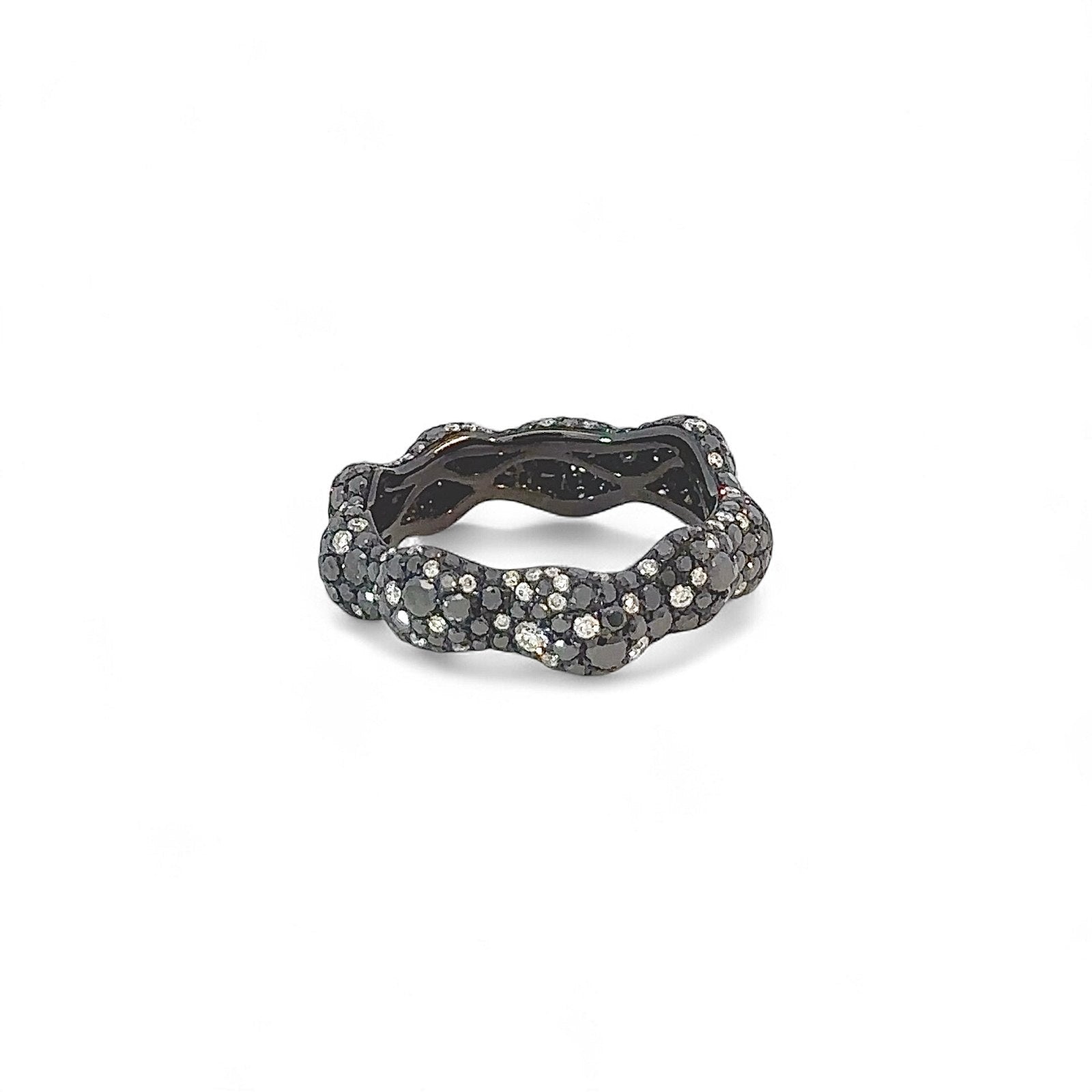 Black & White Diamond Ring