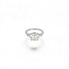 Lab Diamond~Cushion Cut engagement Ring With Baguette Side Stones
