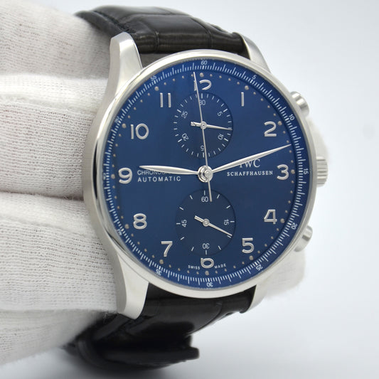 IWC Portuguese Chronograph Stainless Steel 41mm Automatic Watch IW371491