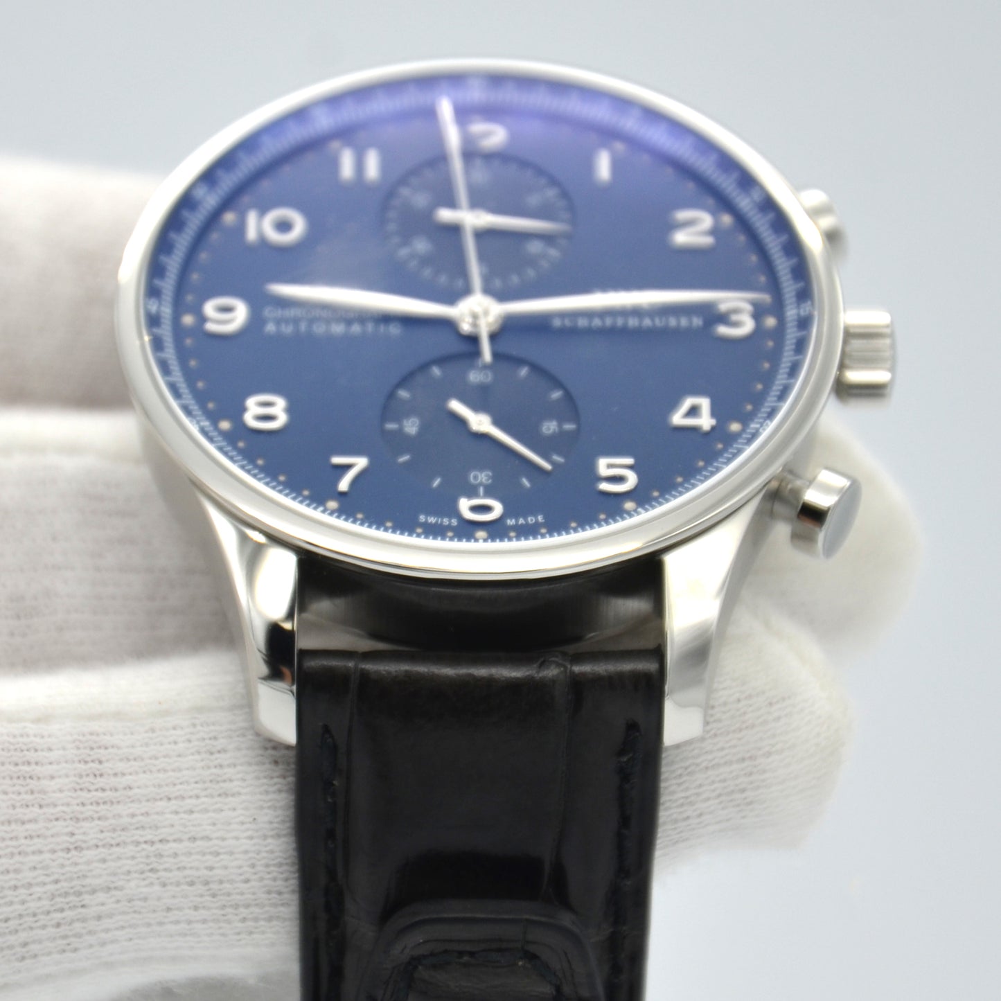 IWC Portuguese Chronograph Stainless Steel 41mm Automatic Watch IW371491