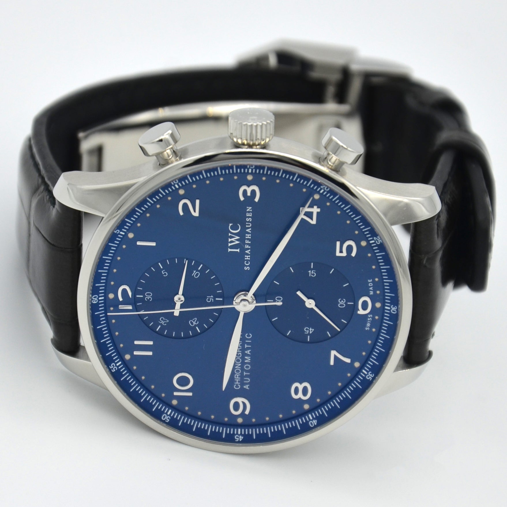 IWC Portuguese Chronograph Stainless Steel 41mm Automatic Watch IW371491