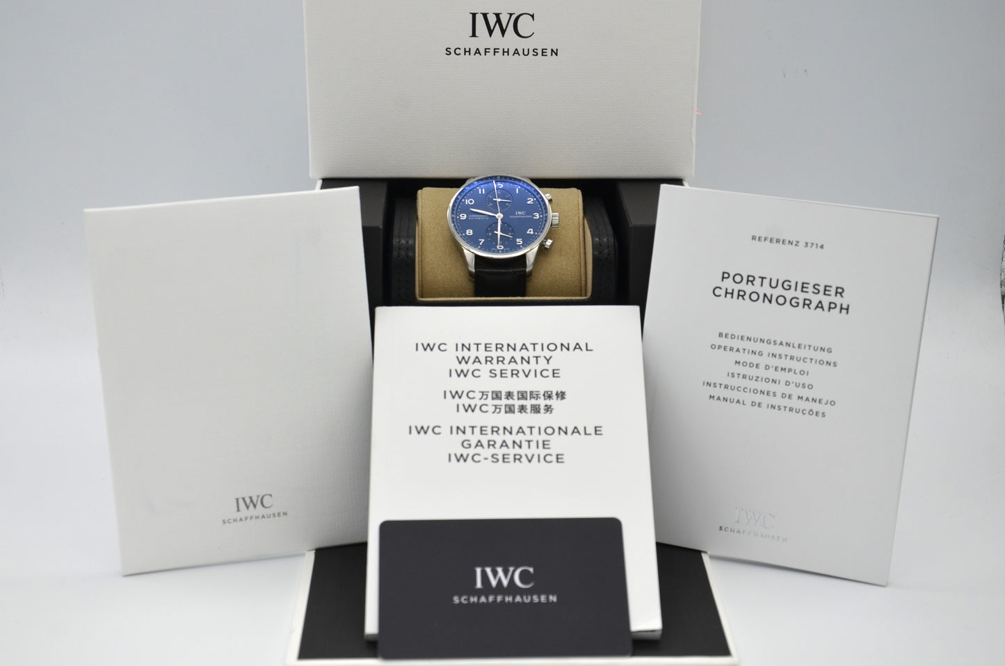 IWC Portuguese Chronograph Stainless Steel 41mm Automatic Watch IW371491