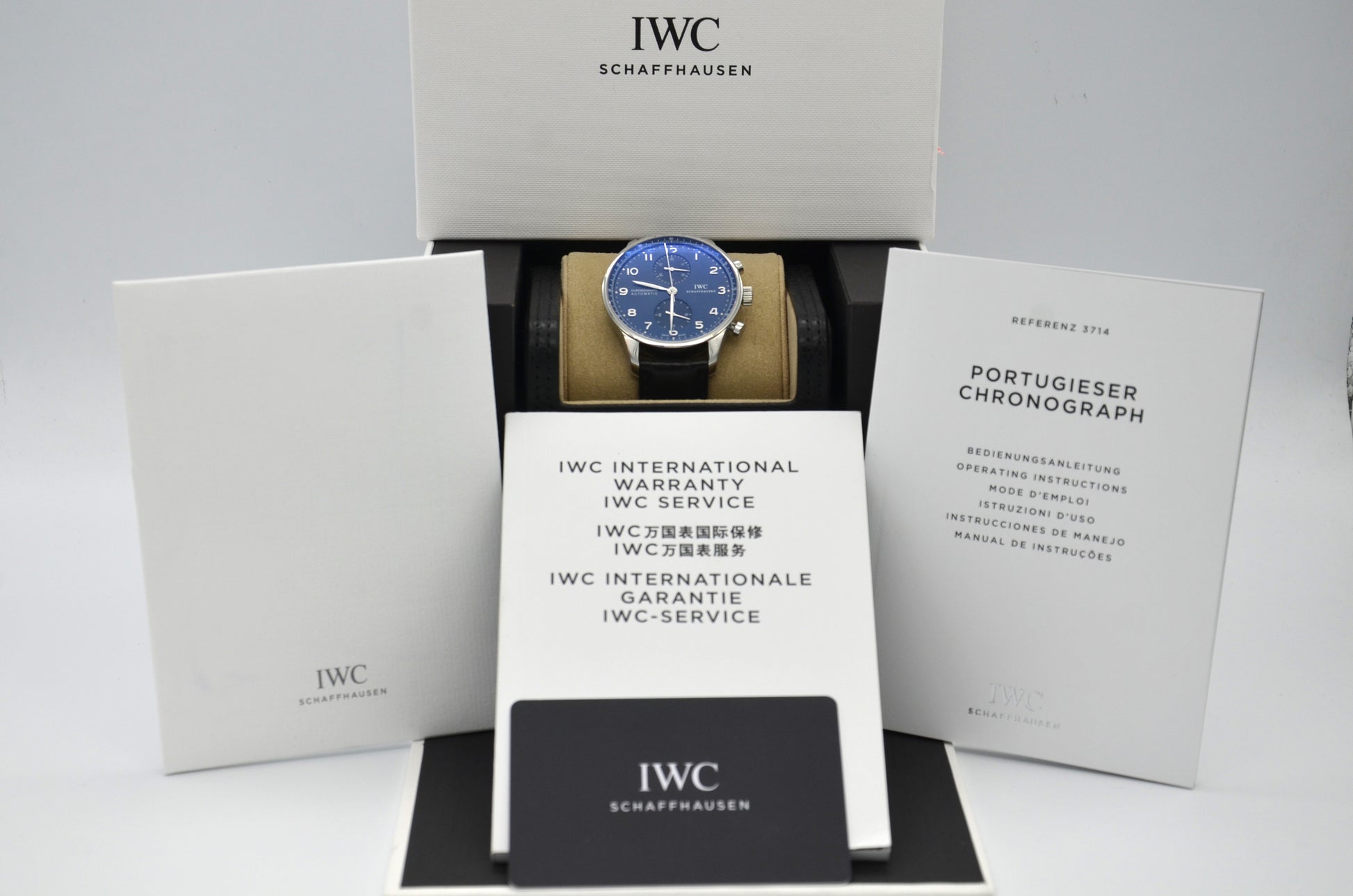 IWC Portuguese Chronograph Stainless Steel 41mm Automatic Watch IW371491