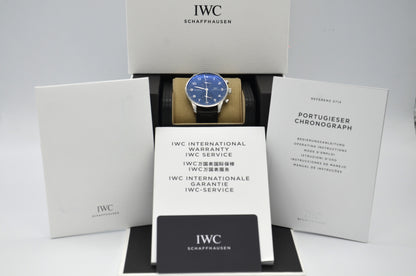 IWC Portuguese Chronograph Stainless Steel 41mm Automatic Watch IW371491