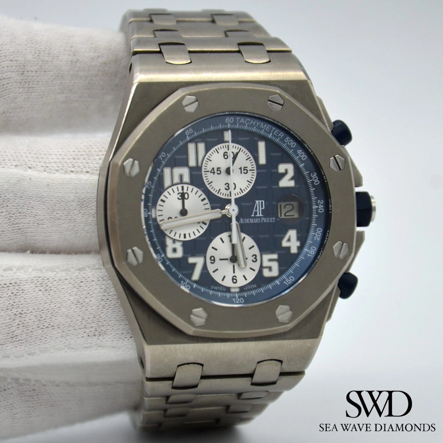 Audemars Piguet Royal Oak Offshore Blue Dial 25721TI.OO.1000TI.04.A