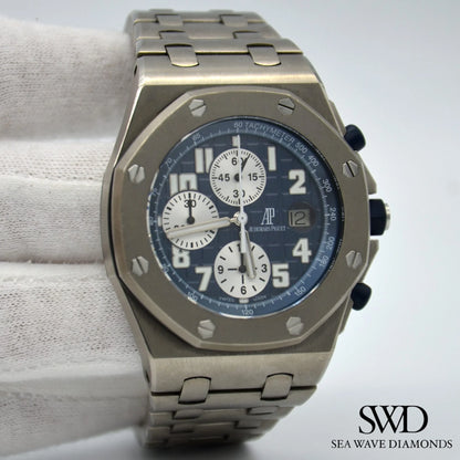 Audemars Piguet Royal Oak Offshore Blue Dial 25721TI.OO.1000TI.04.A