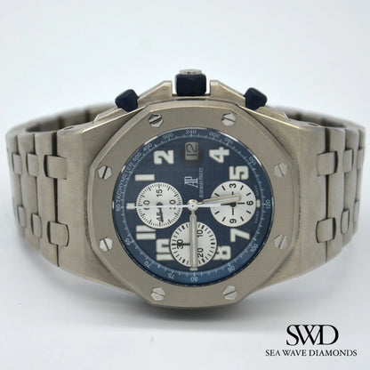 Audemars Piguet Royal Oak Offshore Blue Dial 25721TI.OO.1000TI.04.A