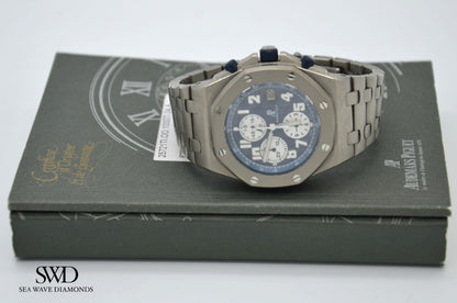 Audemars Piguet Royal Oak Offshore Blue Dial 25721TI.OO.1000TI.04.A