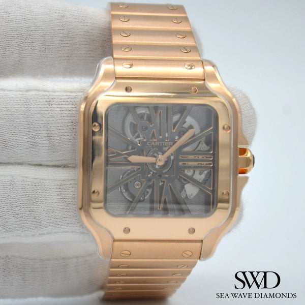 Cartier Santos Skeleton