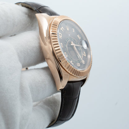 Rolex Sky-Dweller 42mm Rose Gold Chocolate Dial 326135