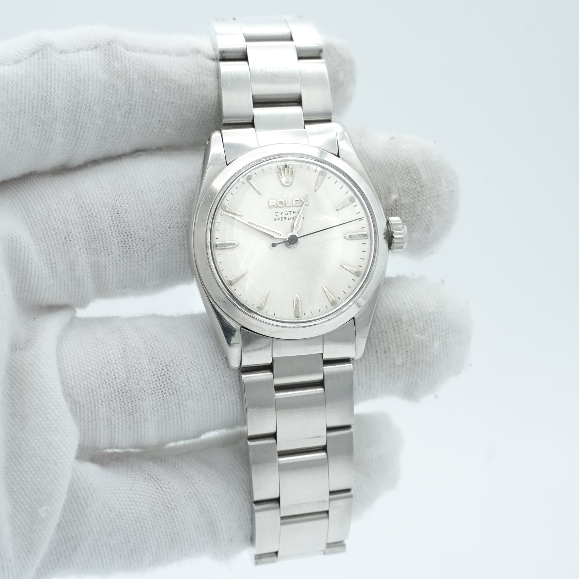 Rolex SpeedKing 31mm Stainless Steel Silver Dial 6420