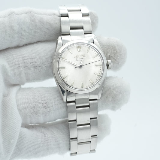 Rolex SpeedKing 31mm Stainless Steel Silver Dial 6420