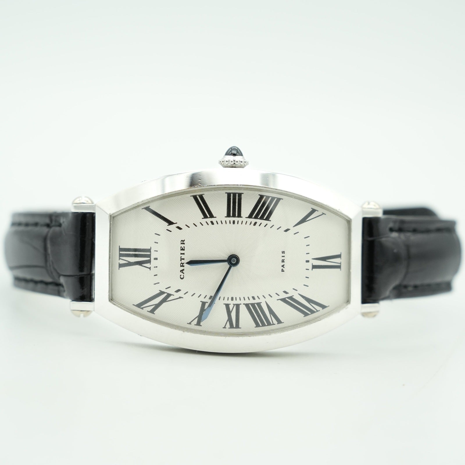 Cartier Tonneau W1509551 Platinum 950 White Dial