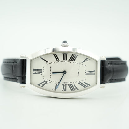 Cartier Tonneau W1509551 Platinum 950 White Dial