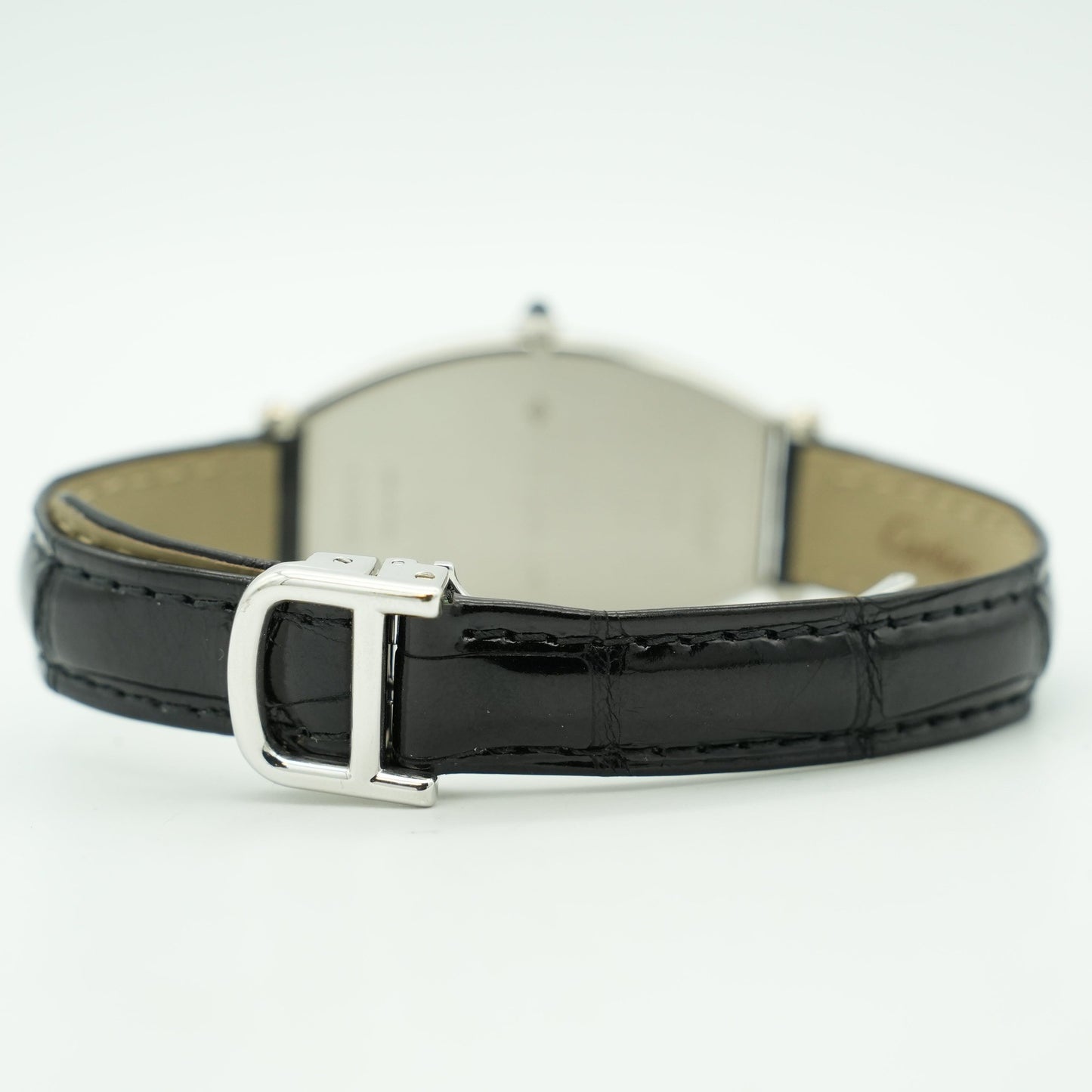 Cartier Tonneau W1509551 Platinum 950 White Dial