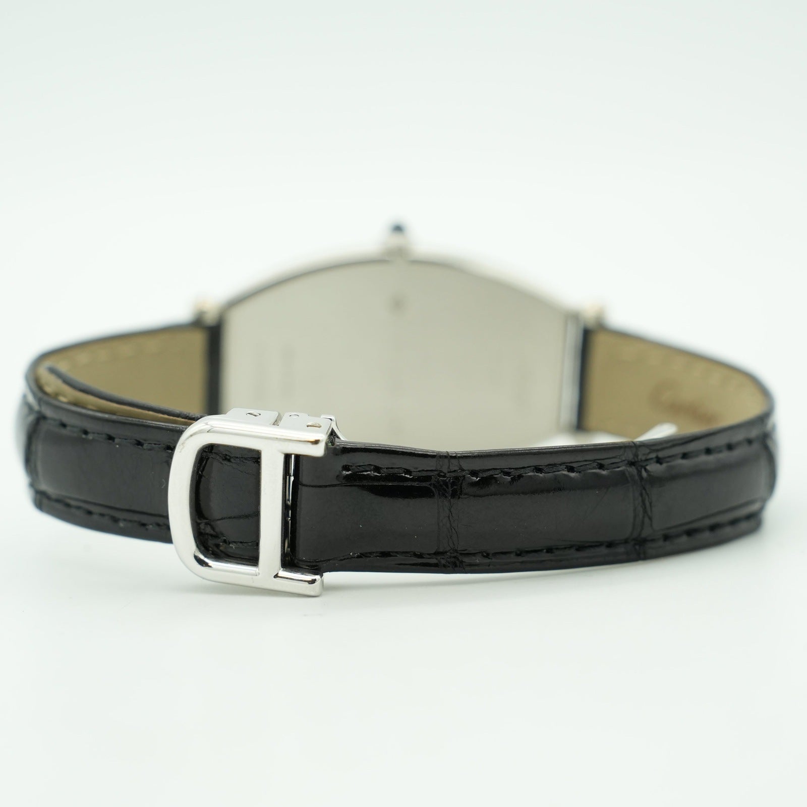 Cartier Tonneau W1509551 Platinum 950 White Dial