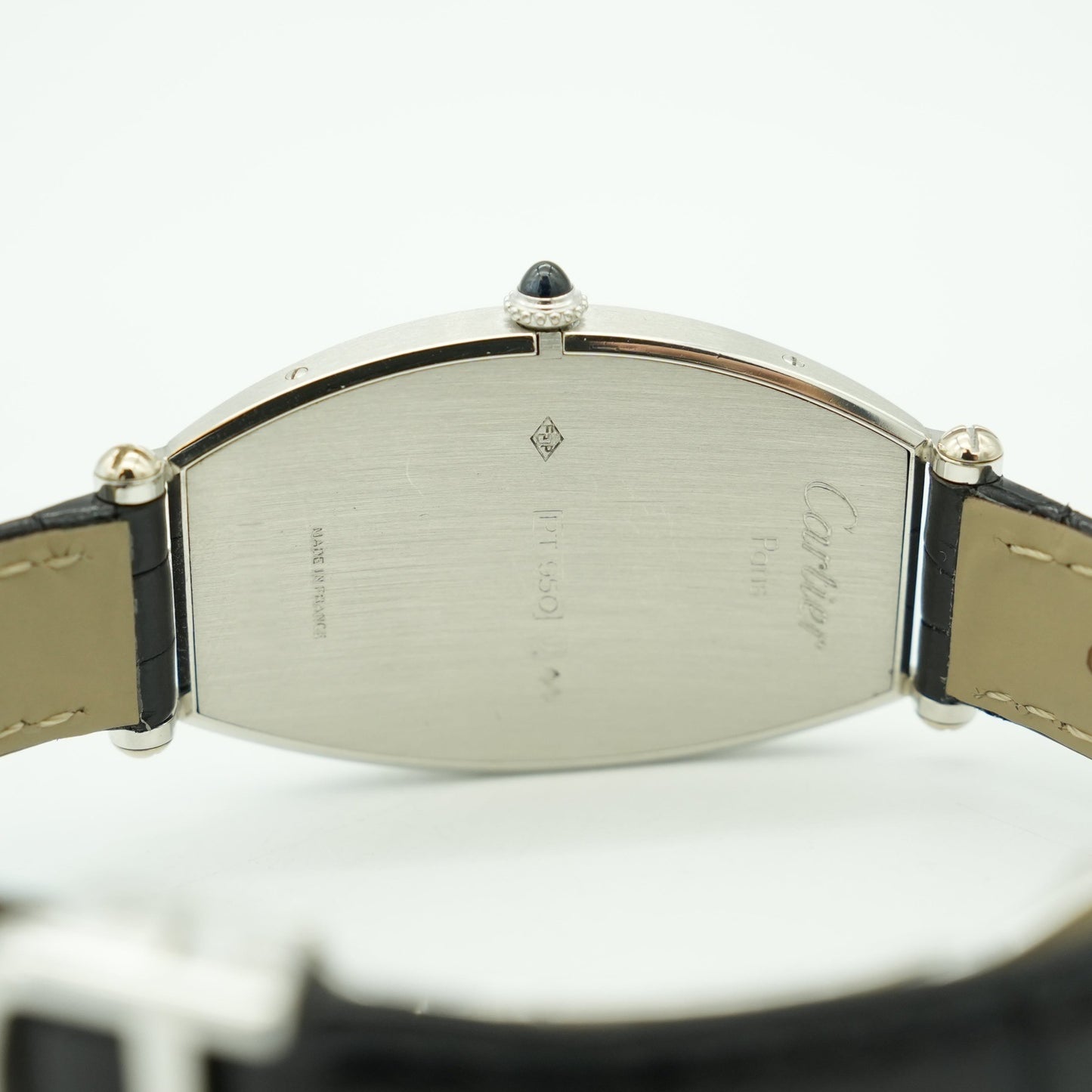 Cartier Tonneau W1509551 Platinum 950 White Dial